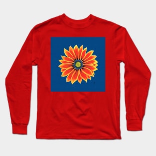 Gazania Acrylic Painting Patterned Option Long Sleeve T-Shirt